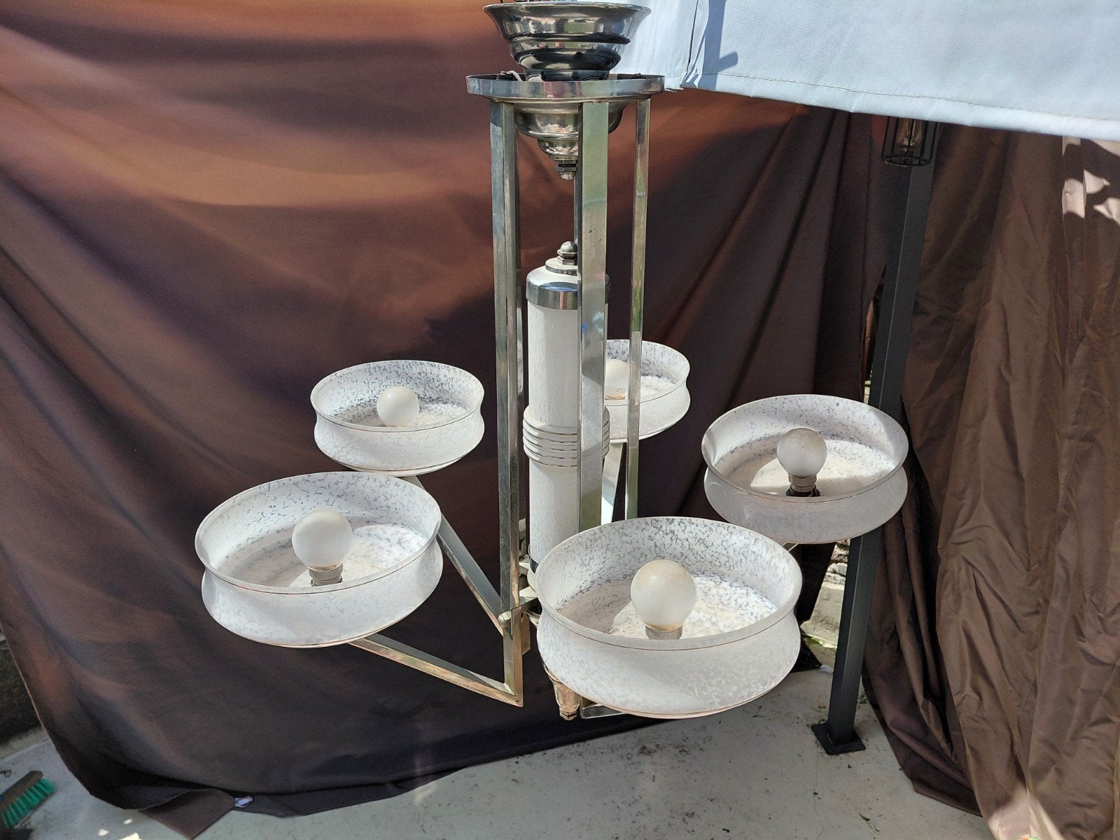 Vintage Art Deco hanglamp, Ophalen