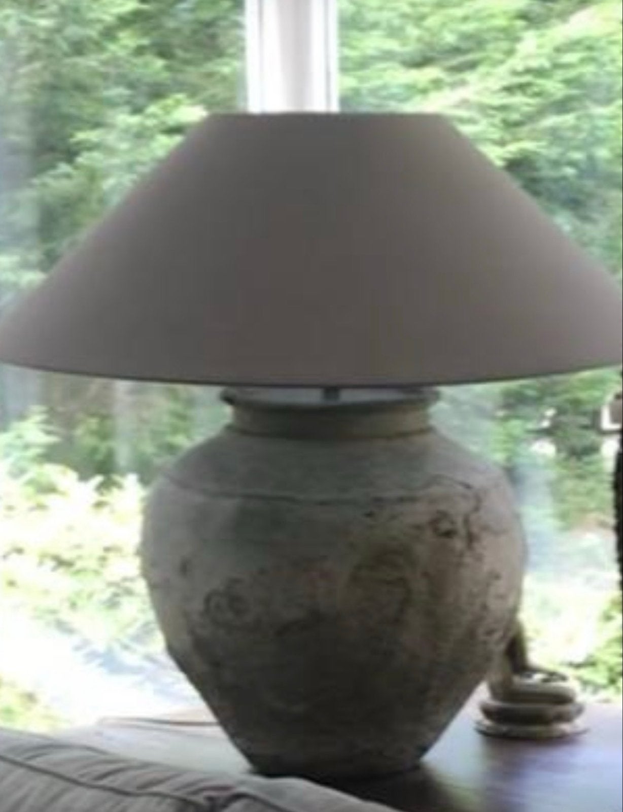 Prachtige olijfkruiklamp - Unieke sfeermaker, Met schakelaar, Overige merken, Gebruikt, Bruin