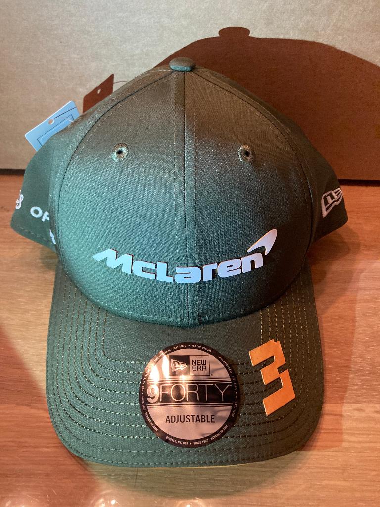 ✅ Daniël Ricciardo 2022 Mclaren MCL36 Green cap Formule 1, Verzamelen, Automerken, Motoren en Formule 1, Ophalen of Verzenden