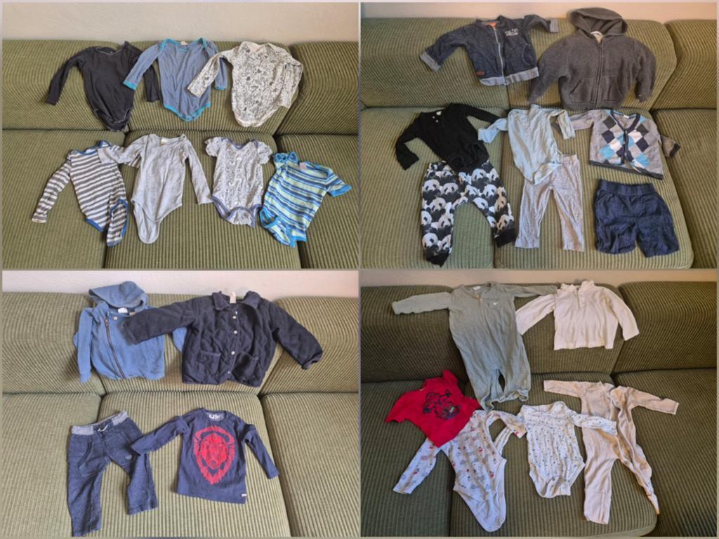 kledingpakket jongens 74 / 80, Kinderen en Baby's, Babykleding | Maat 74, H&M, Ophalen of Verzenden, Jongetje, Overige typen