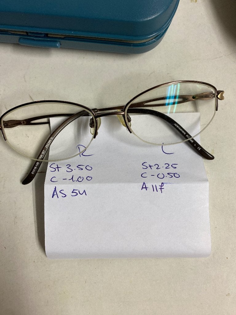 Specsavers leesbril met sterkte, Overige merken, Gebruikt, Bruin, Ophalen of Verzenden