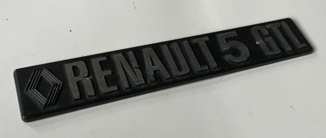 Renault 5 GTL embleem oldtimer, Ophalen of Verzenden, Gebruikt