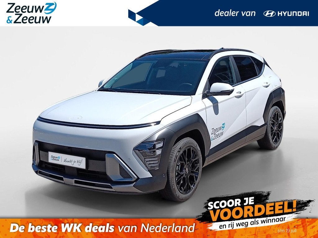 Hyundai Kona 1.6 GDI HEV Premium Sky |, Auto's, Hyundai, 12 maanden, 137 pk, Gebruikt, Euro 6