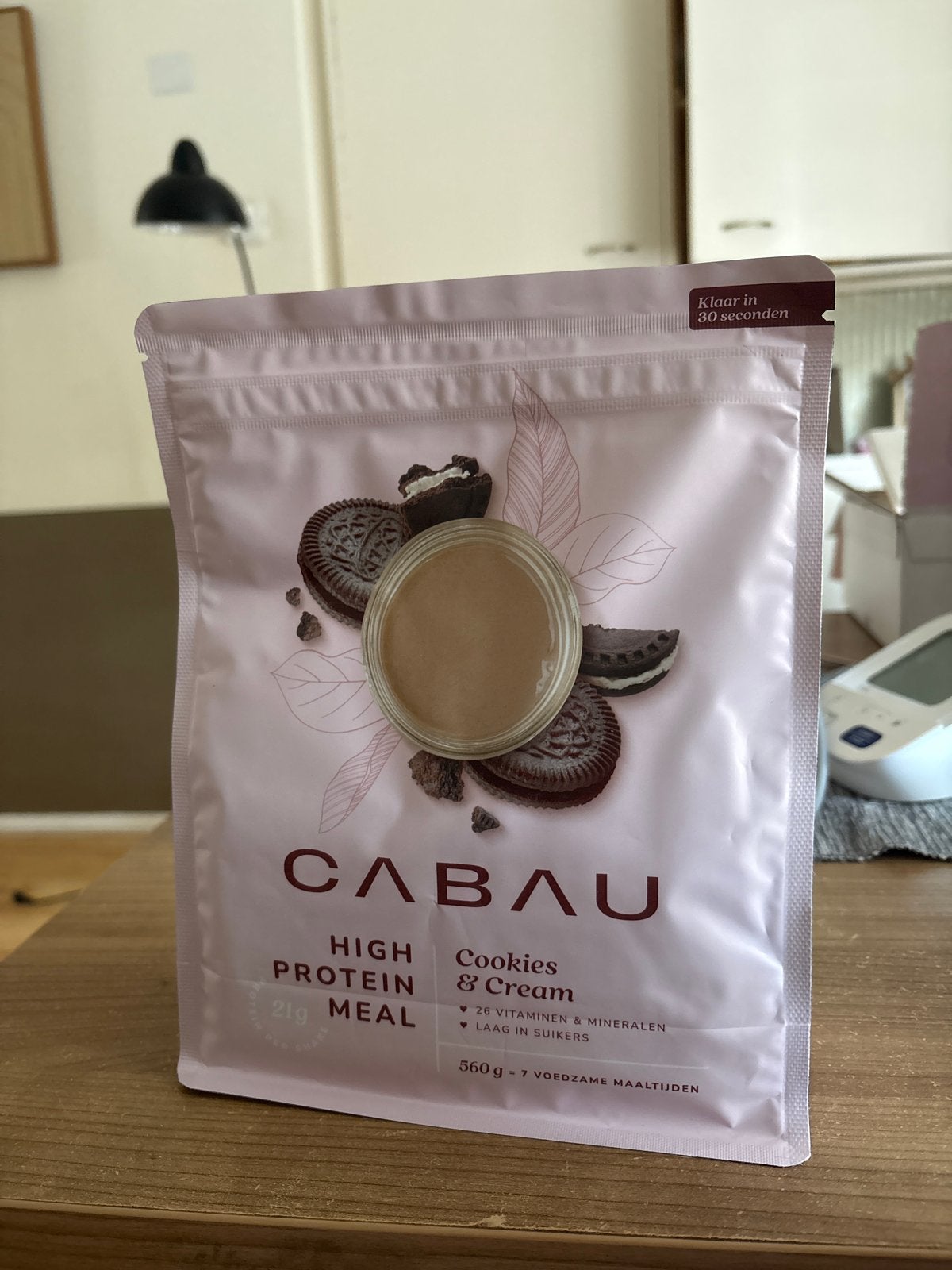 Cabau High Protein Meal Cookies & Cream 560g, Ophalen of Verzenden, Nieuw, Poeder of Drank