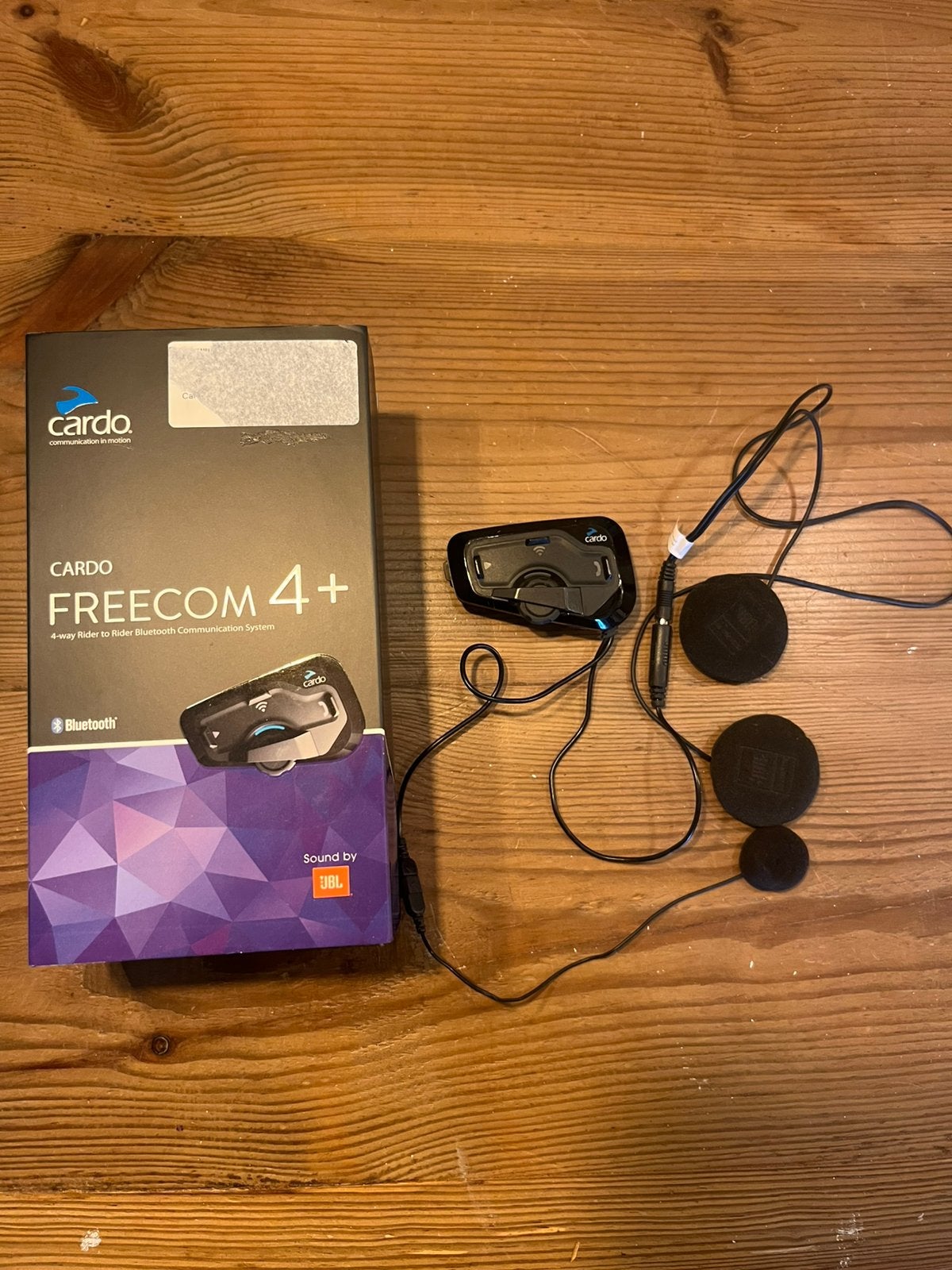 Cardo Freecom 4+ Bluetooth Communicatiesysteem, Motoren, Ophalen of Verzenden, Gebruikt