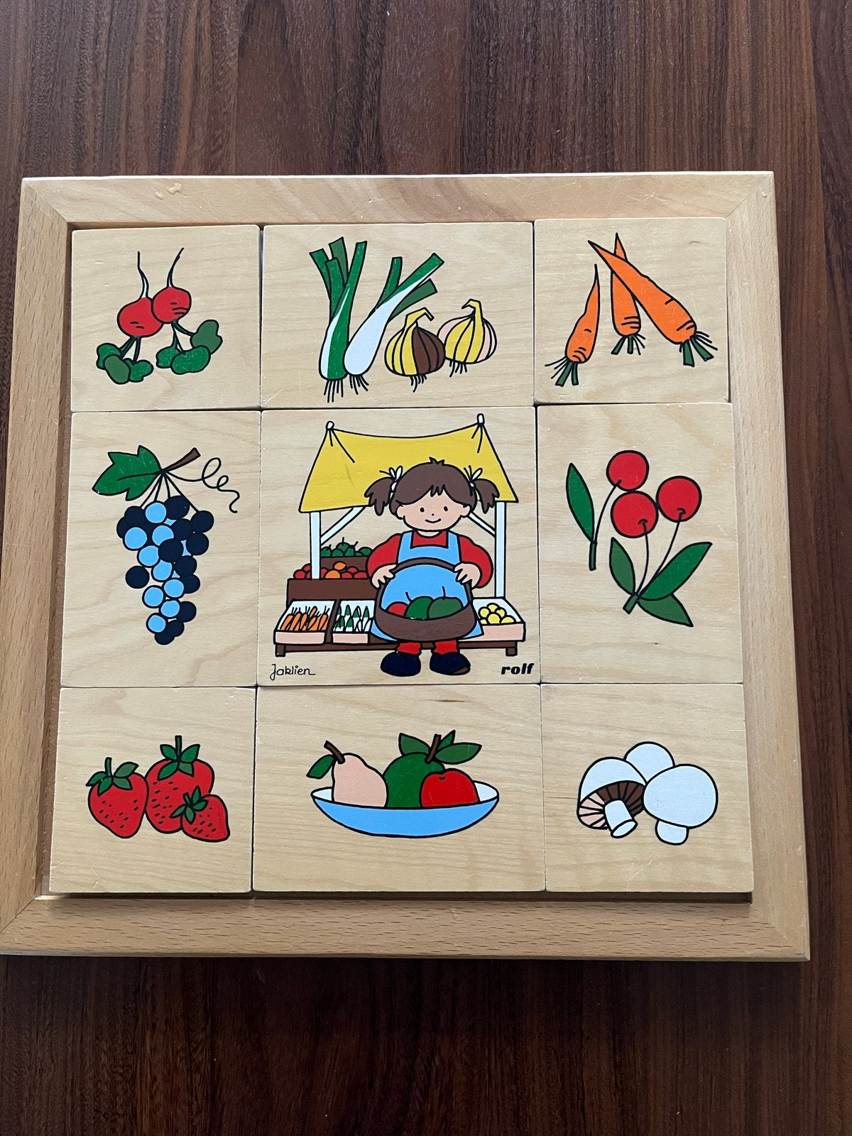 Rolf educatieve puzzel, Kinderen en Baby's, Ophalen, Gebruikt, Puzzelen