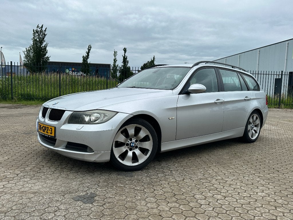 BMW 3-serie Touring 318i High Executive 2008 Nette historie, Auto's, Zwart, Origineel Nederlands, Handgeschakeld, Particulier