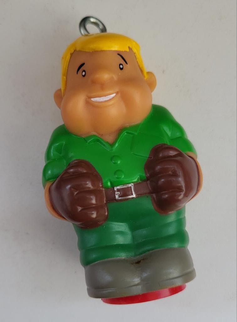 Leuke Sleutelhanger Figuurtje Man Groen, Ophalen of Verzenden, Gebruikt, Knuffel of Figuurtje