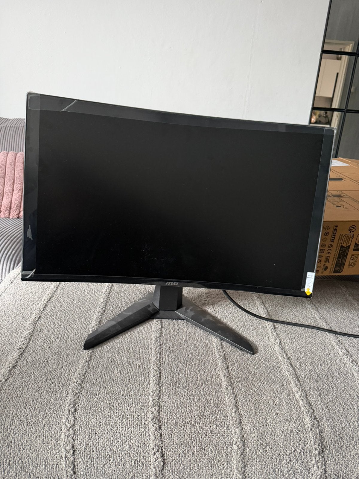 MSI MAG 27CQ6F GAME MONITOR, Ophalen of Verzenden, Zo goed als nieuw, VA