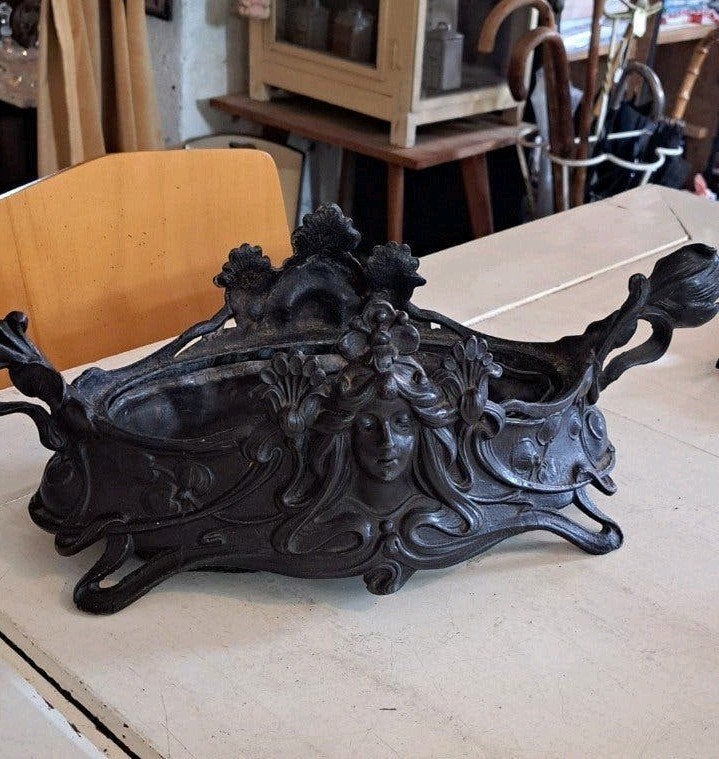 Art Nouveau jardinière, Antiek en Kunst, Ophalen of Verzenden