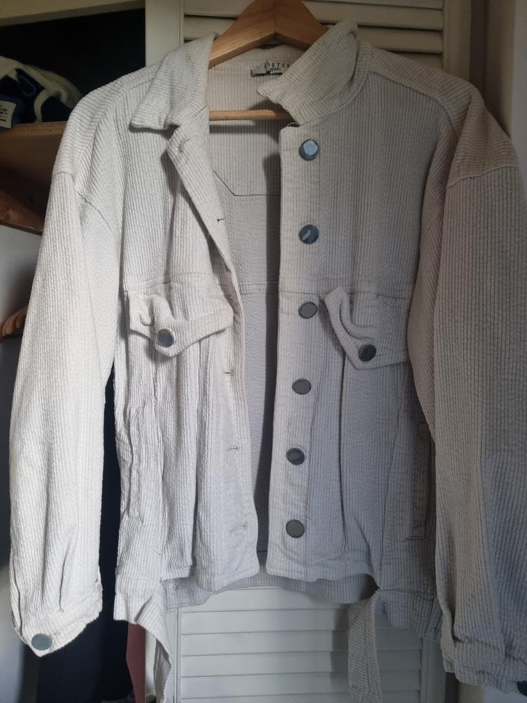 Stijlvol Beige Corduroy Overhemdjasje - Maat M, Maat 38/40 (M), Beige, Ophalen of Verzenden, Onbekend