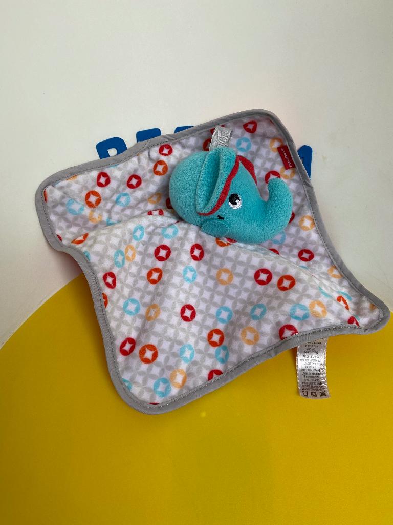 604 fisher-price doek doekje olifant pinda, Ophalen of Verzenden, Zo goed als nieuw, Beer