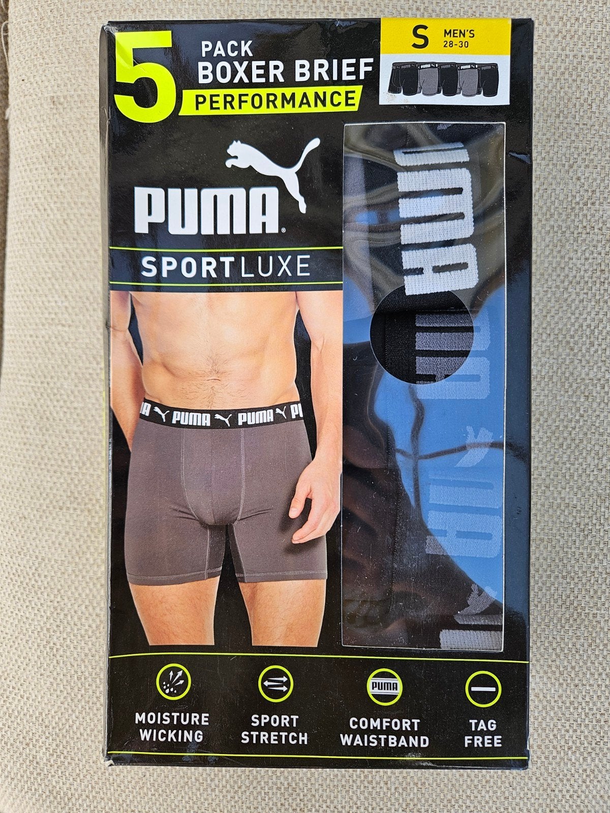 Puma 5-pack boxers - Sport Luxe Performance, Ophalen of Verzenden, Meerkleurig, Puma, Boxer