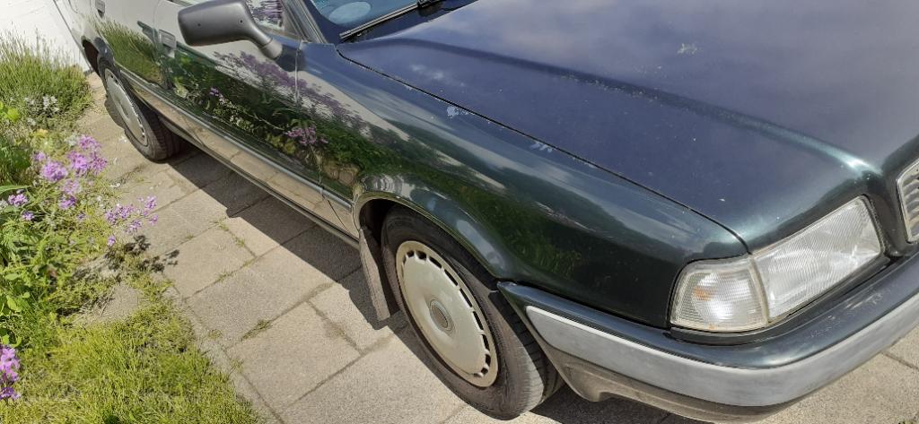 Audi 80 2.0 E 66KW U9 1992 Groen, Auto's, Audi, Voorwielaandrijving, 1160 kg, Stof, 1984 cc