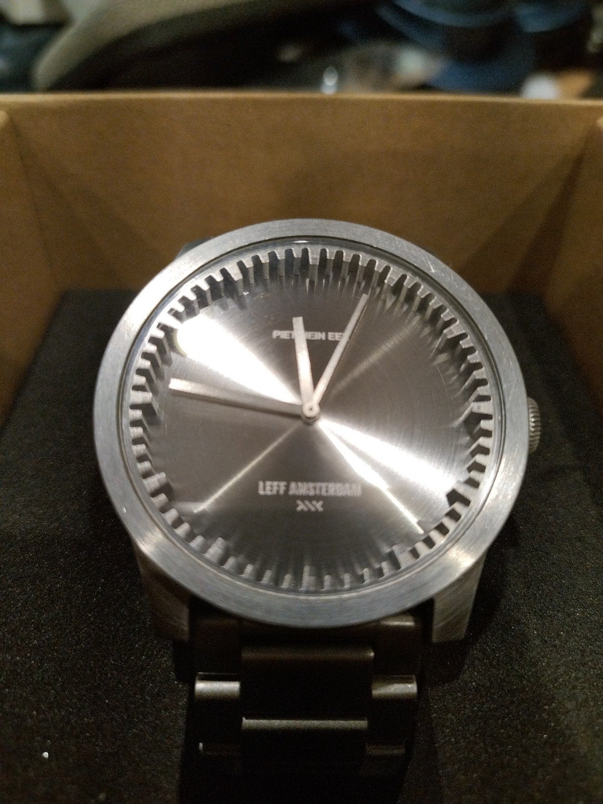 LEFF Amsterdam S42 Horloge - Zilverkleurig Staal, Overige merken, Staal, Gebruikt, Staal