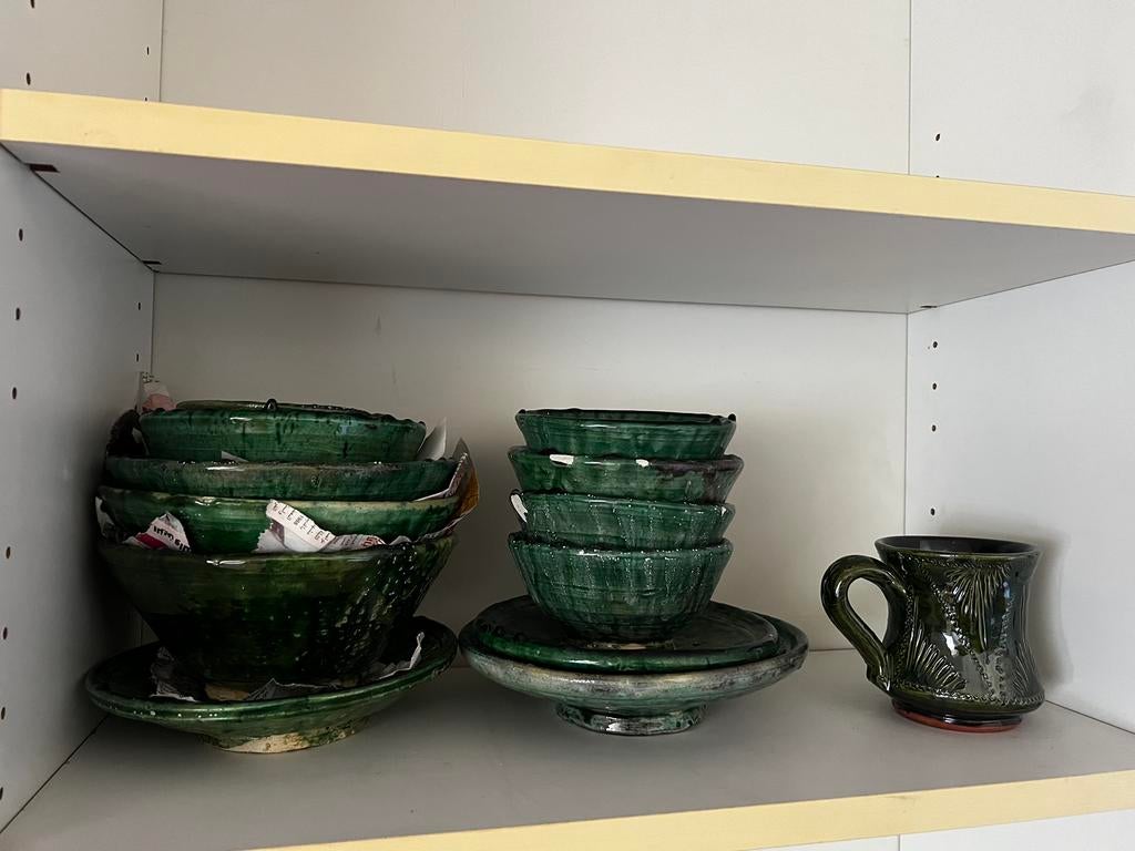Marokkaans servies potten bakkerij Tamegrout, Ophalen