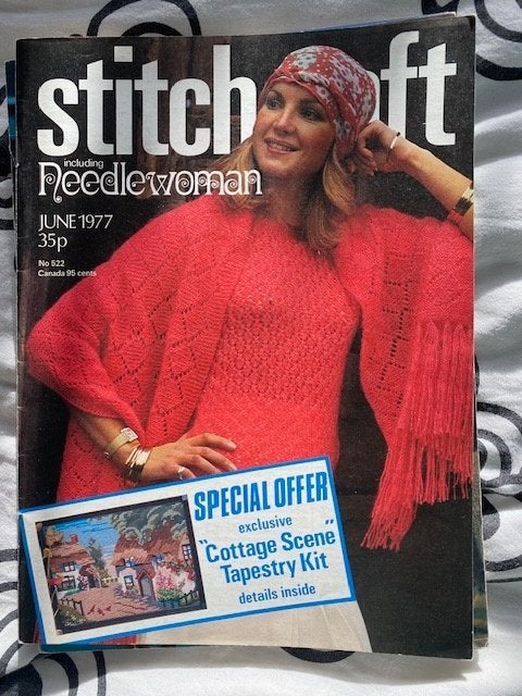 tijdschrift stitchcraft including needlewoman juni 1977, Ophalen of Verzenden, Gelezen, Damesbladen