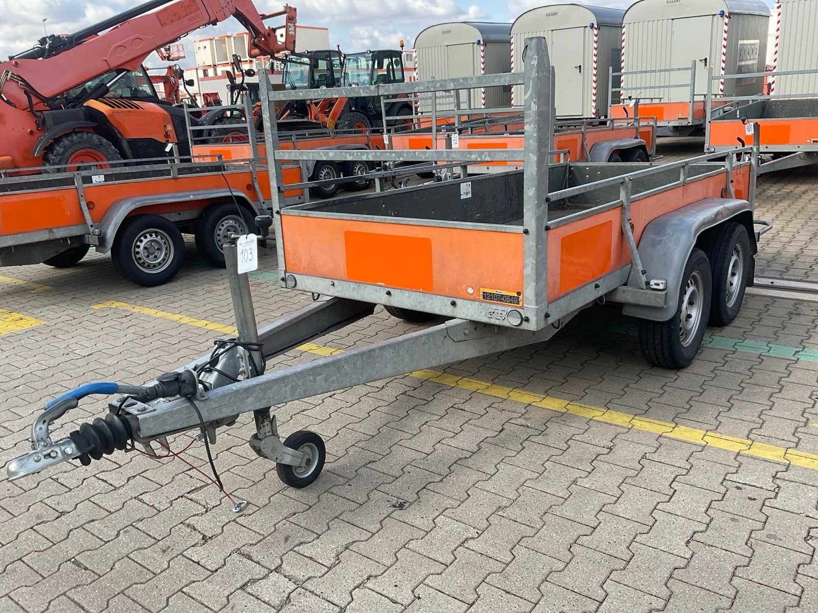 2016 Atec EB2 2-1 Dubbelas aanhangwagen, Gebruikt