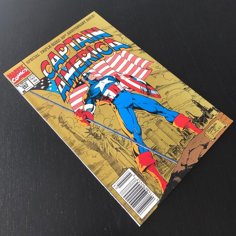 Captain America Vol.1 #383 N (1991) VF/NM (9.0), Eén comic, Amerika, Marvel Comics, Ophalen of Verzenden