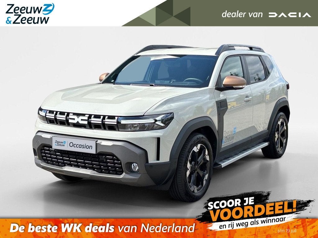 Dacia Duster 140PK Hybrid Extreme Automaat | DEMO | Pack Win, 12 maanden, 4 cilinders, Wit, Origineel Nederlands