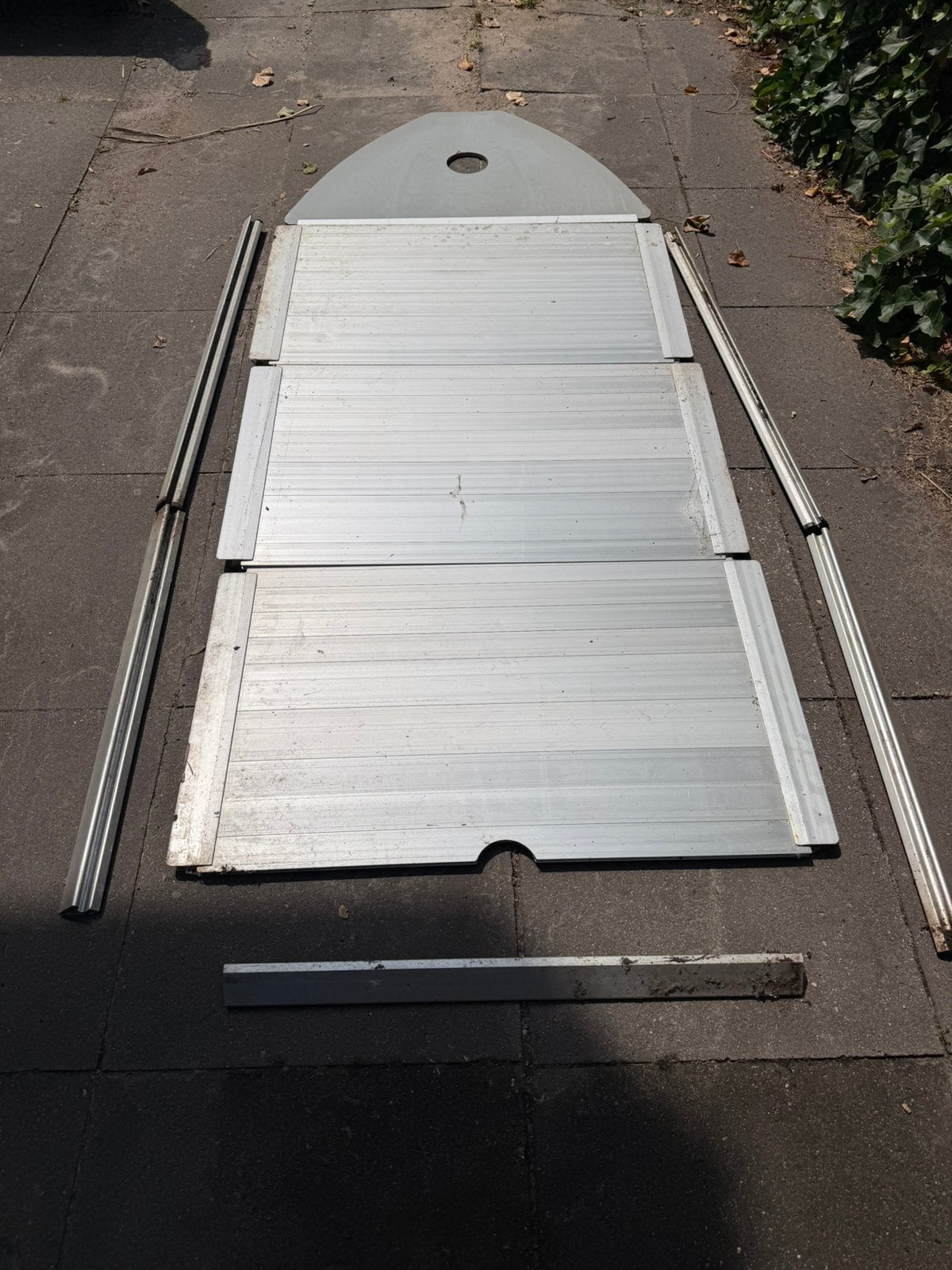 Aluminium vloer 260-110 compleet voor rubberboot, Watersport en Boten, Accessoires en Onderhoud, Ophalen, Zo goed als nieuw, Overige typen