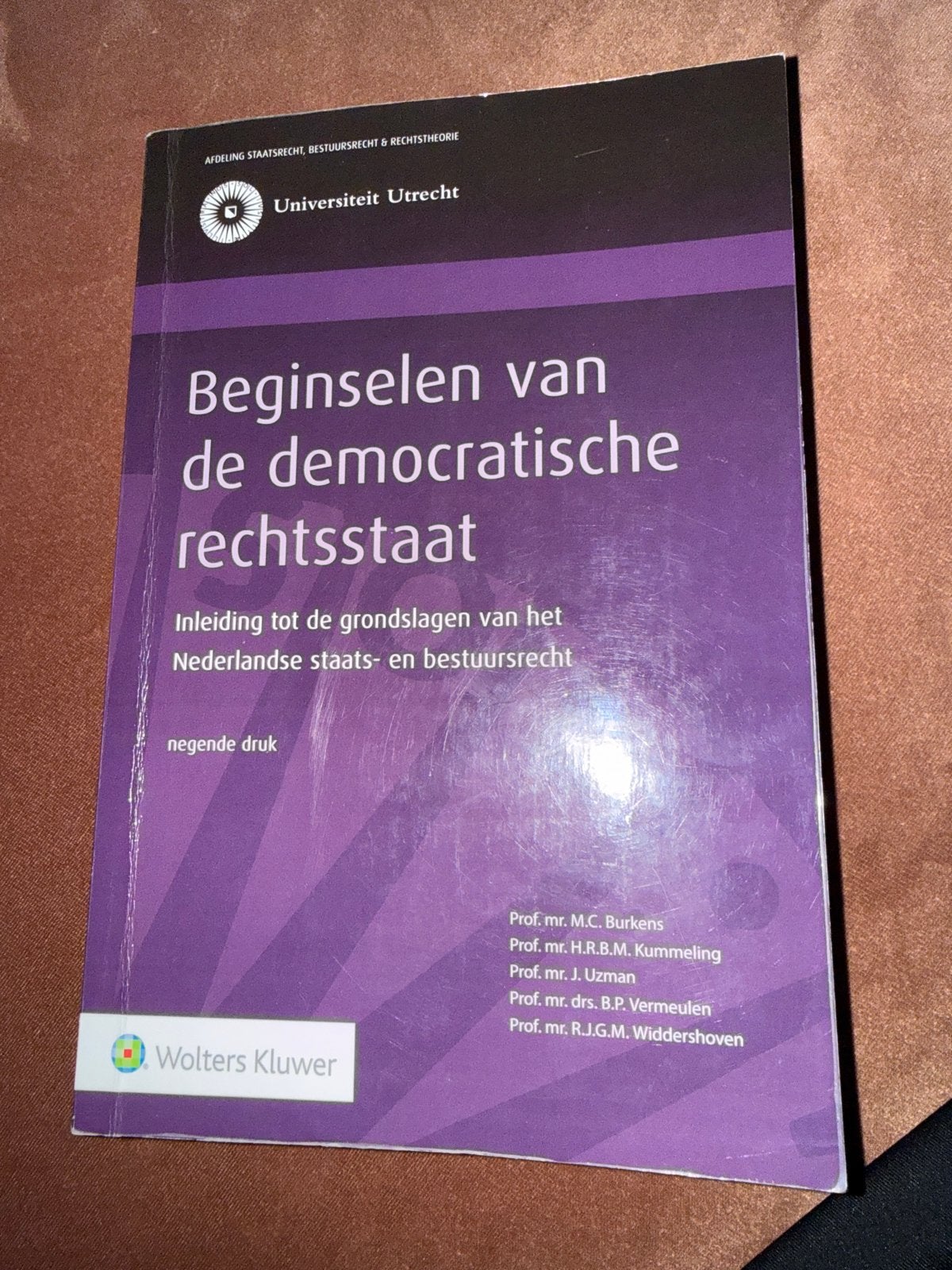 Beginselen van de democratische rechtsstaat - 9e druk, Ophalen of Verzenden, Gamma, Zo goed als nieuw, LBO