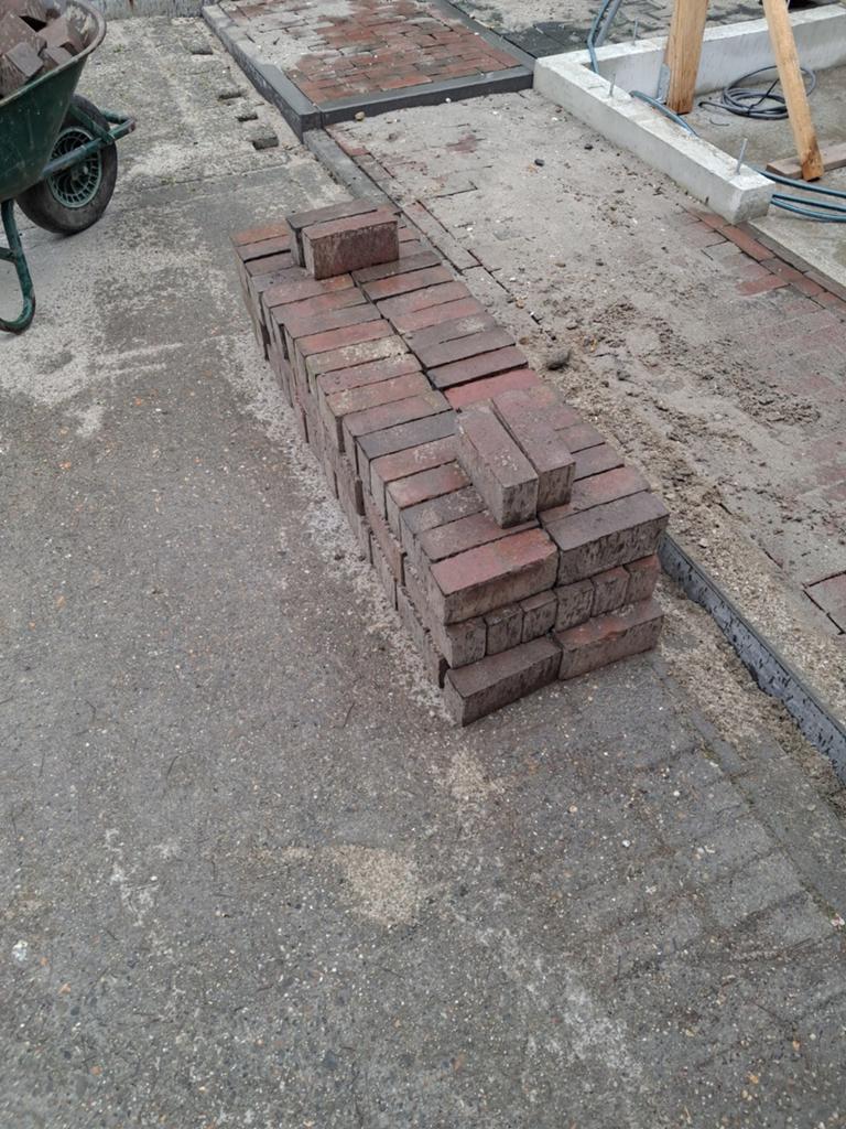Gebruikte klinkers voor tuin of oprit, Tuin en Terras, Overige materialen, Gebruikt, Klinkers, Ophalen of Verzenden