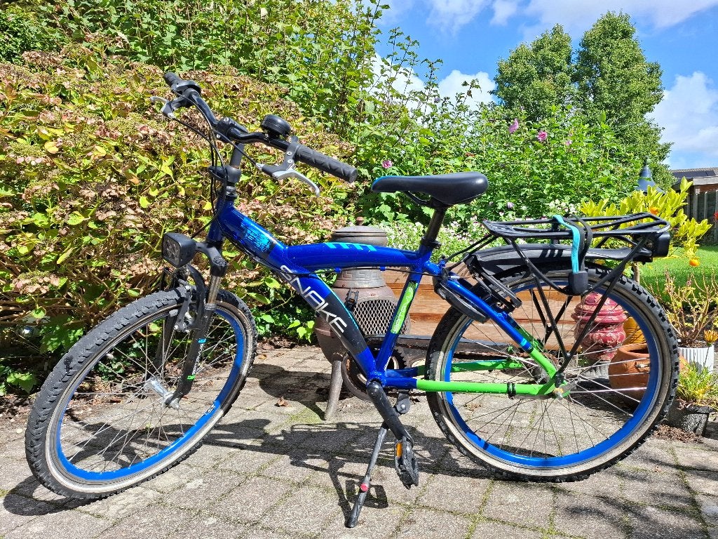 Jongensfiets 24 inch, Ophalen, Terugtraprem, Batavus, Handrem