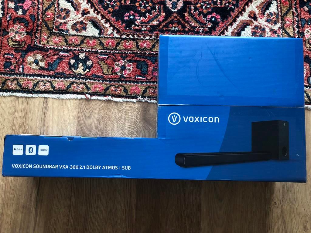Nieuwe Voxicon Soundbar VXA-300 2.1 Dolby Atmos + Subwoofer, Ophalen of Verzenden, Bluetooth, Nieuw