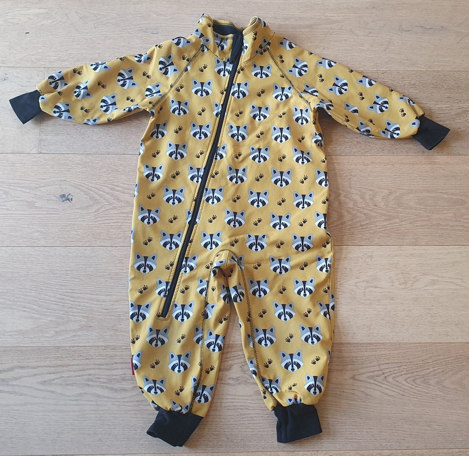 IELM SoftShell Buitenspeelpak Geel Wasbeer Jumpsuit, Ophalen of Verzenden, Gebruikt, IELM, Jongen of Meisje