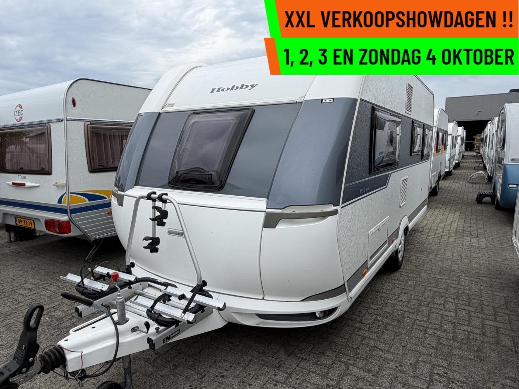 Hobby 460 - XXL VERKOOPSHOW 1,2,3 & 4 OKT. 10-17 UUR, Hobby, Bedrijf, 6 tot 7 meter, Tot en met 4
