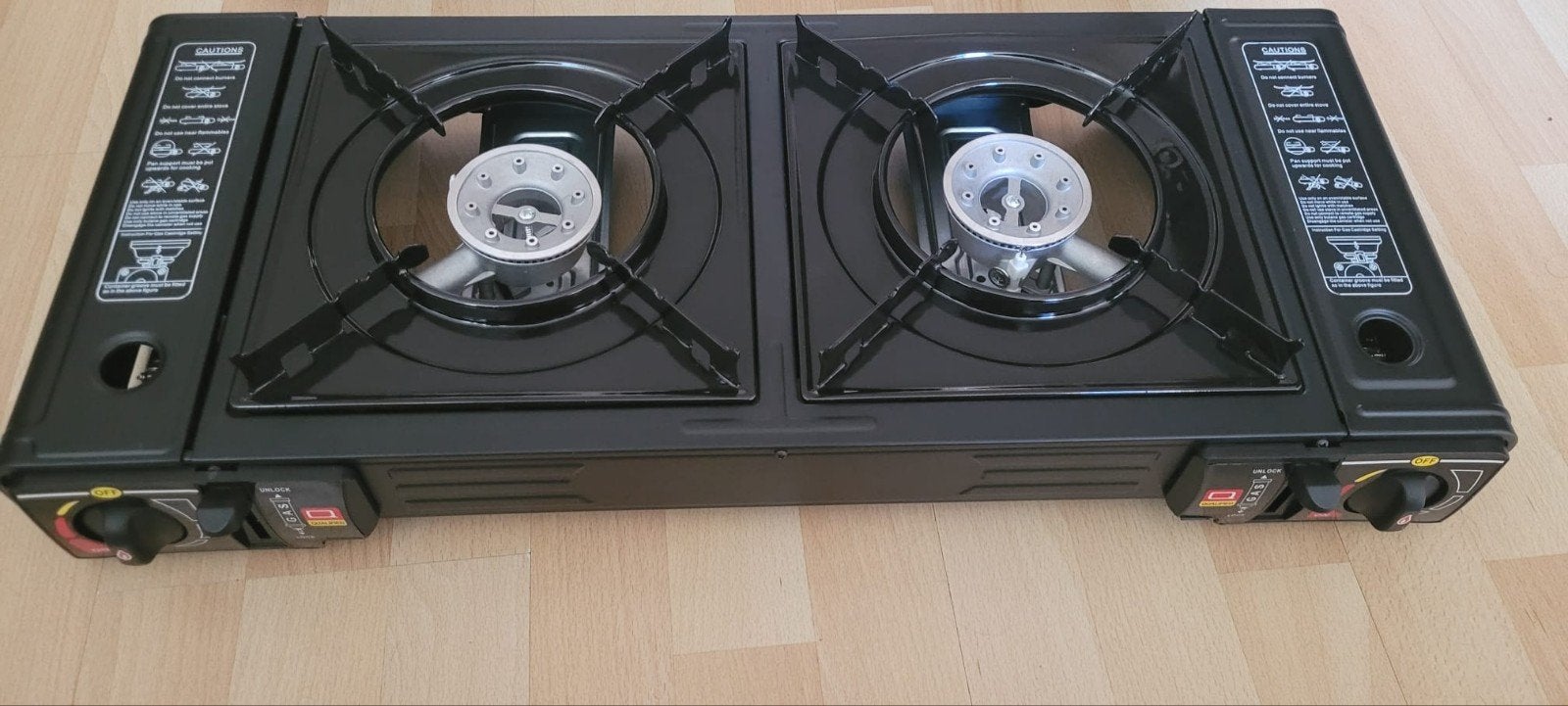 portable gas stove met 2 branders nieuwe in de doos, Ophalen of Verzenden, Nieuw