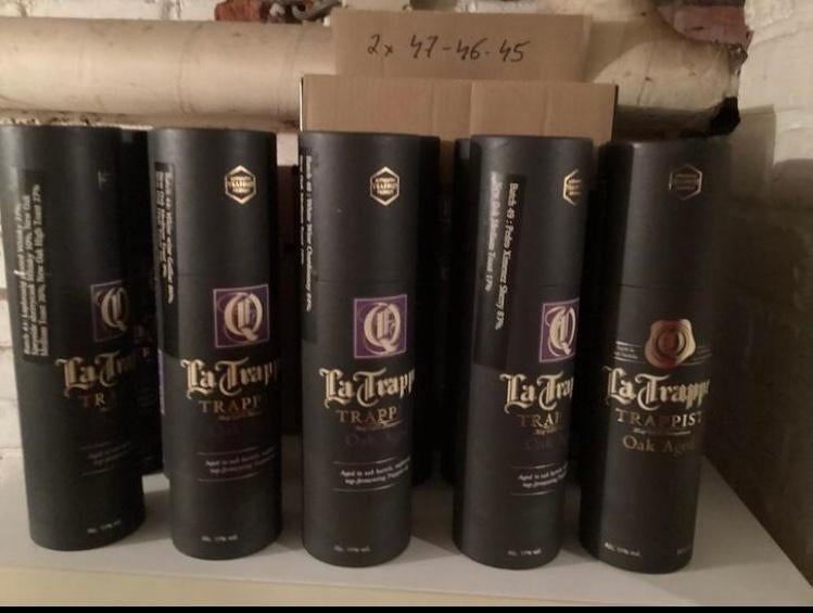 La Trappe Quadrupel Oak Aged - Pure verwennerij, Verzamelen, Biermerken, Ophalen of Verzenden, Nieuw, Flesje(s), La Trappe