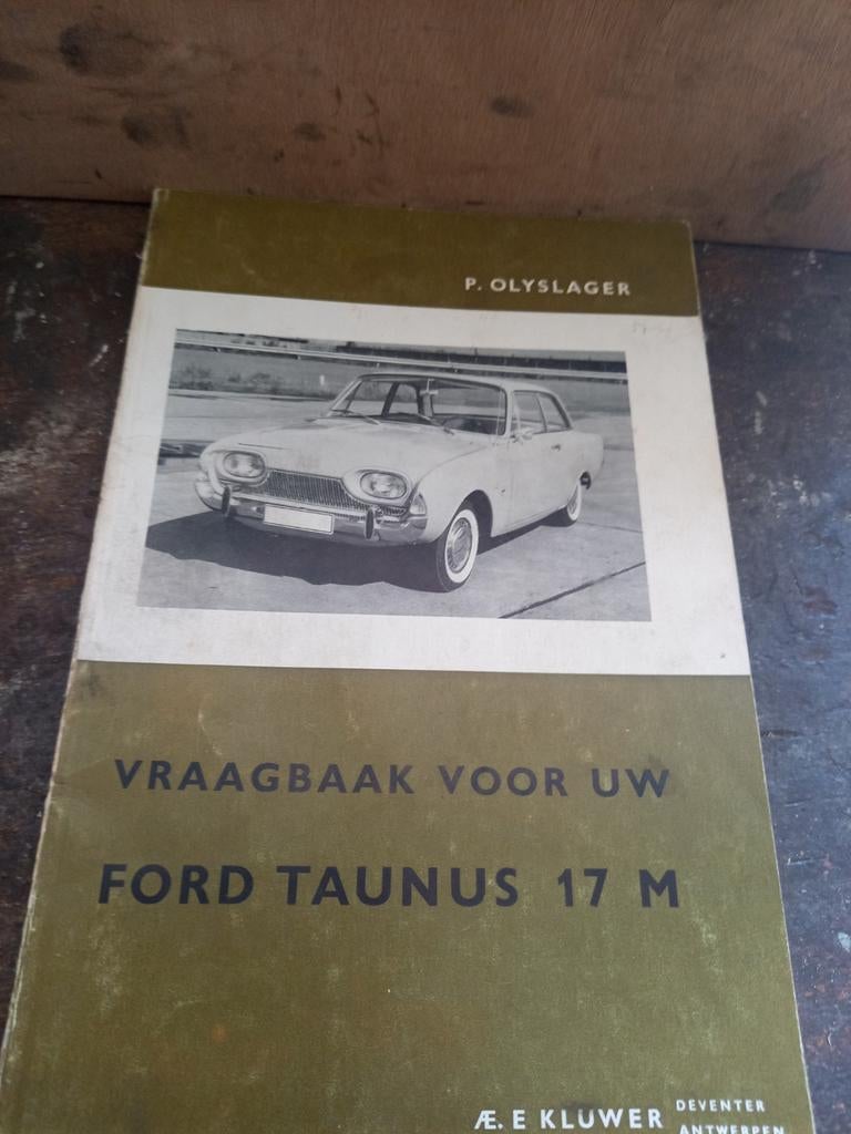 Oude Vraagbaak FORD TAUNUS 17M P2 en P3, Ophalen of Verzenden