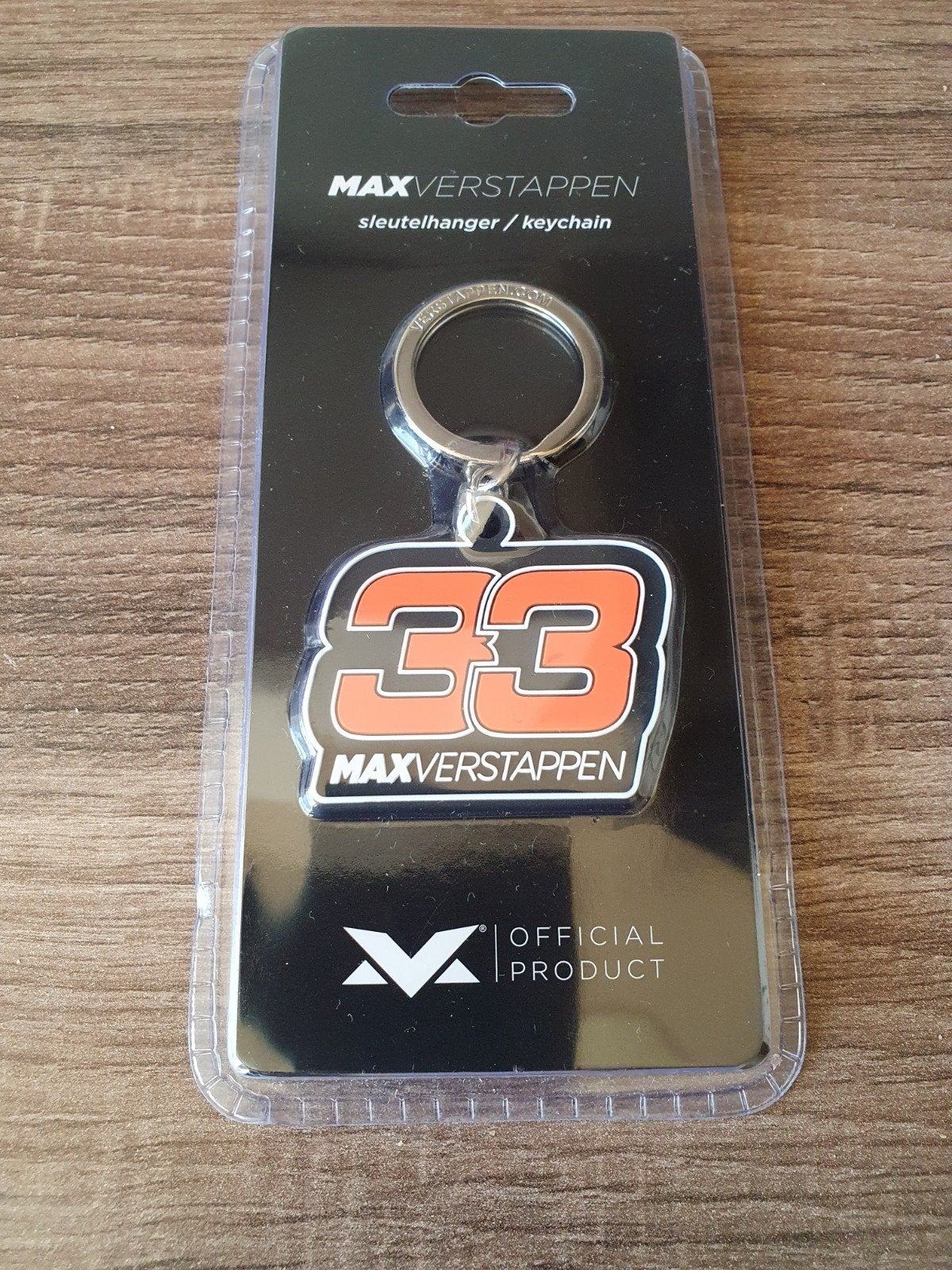 Te koop een max verstappen sleutelhanger met nr 33, Verzenden, Nieuw, Formule 1