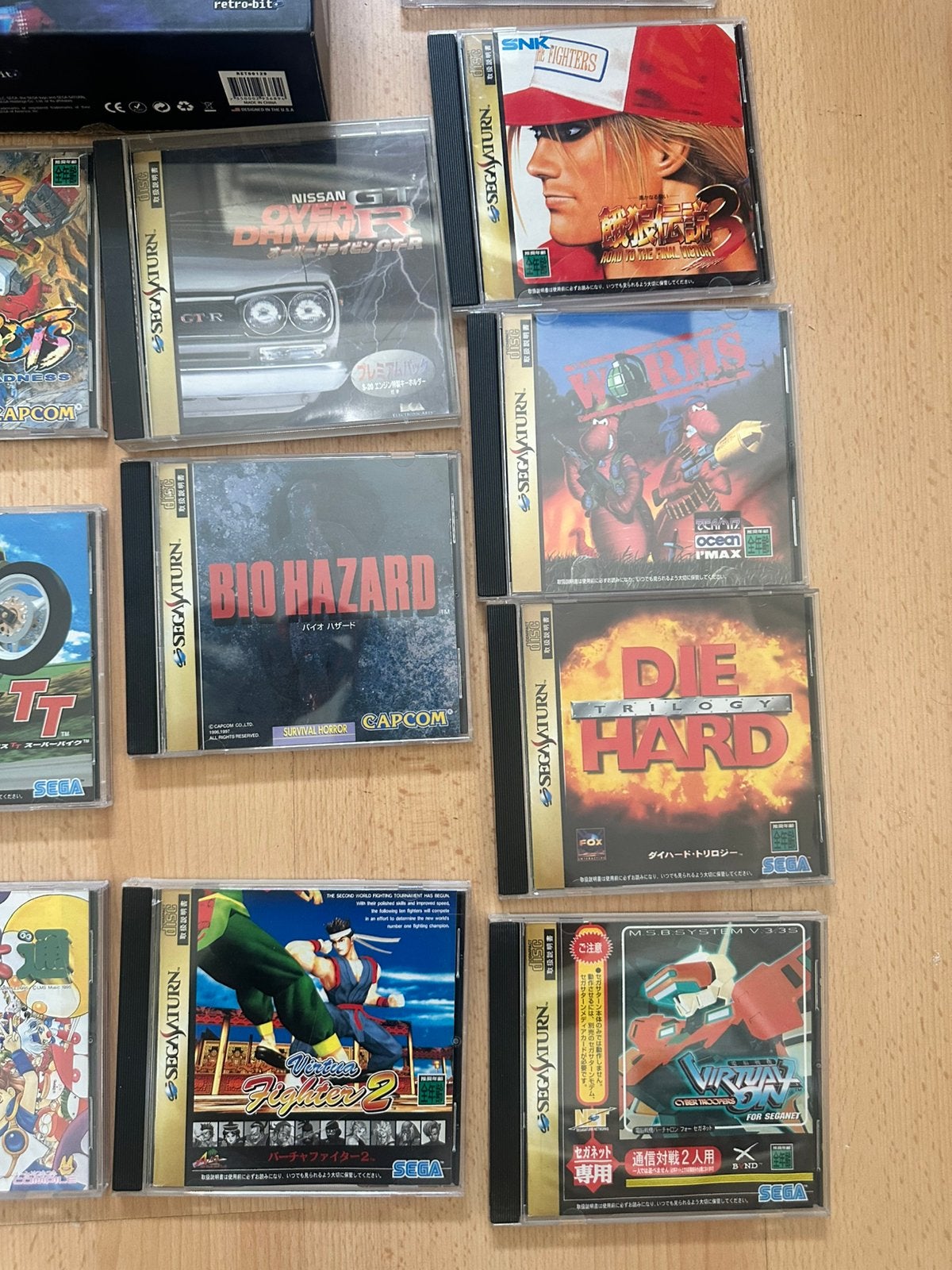 Gigantische Sega Saturn NTSC-J Collectie met 25 Games!, Ophalen of Verzenden, Zo goed als nieuw, Met 1 controller, Mega Drive