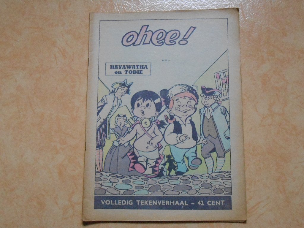 ohee 23b Hayawatha en Tobie 1963 1 ste druk. Nederlandse ver, Boeken, Stripboeken, Eén stripboek, Ophalen of Verzenden, M. Tillieux