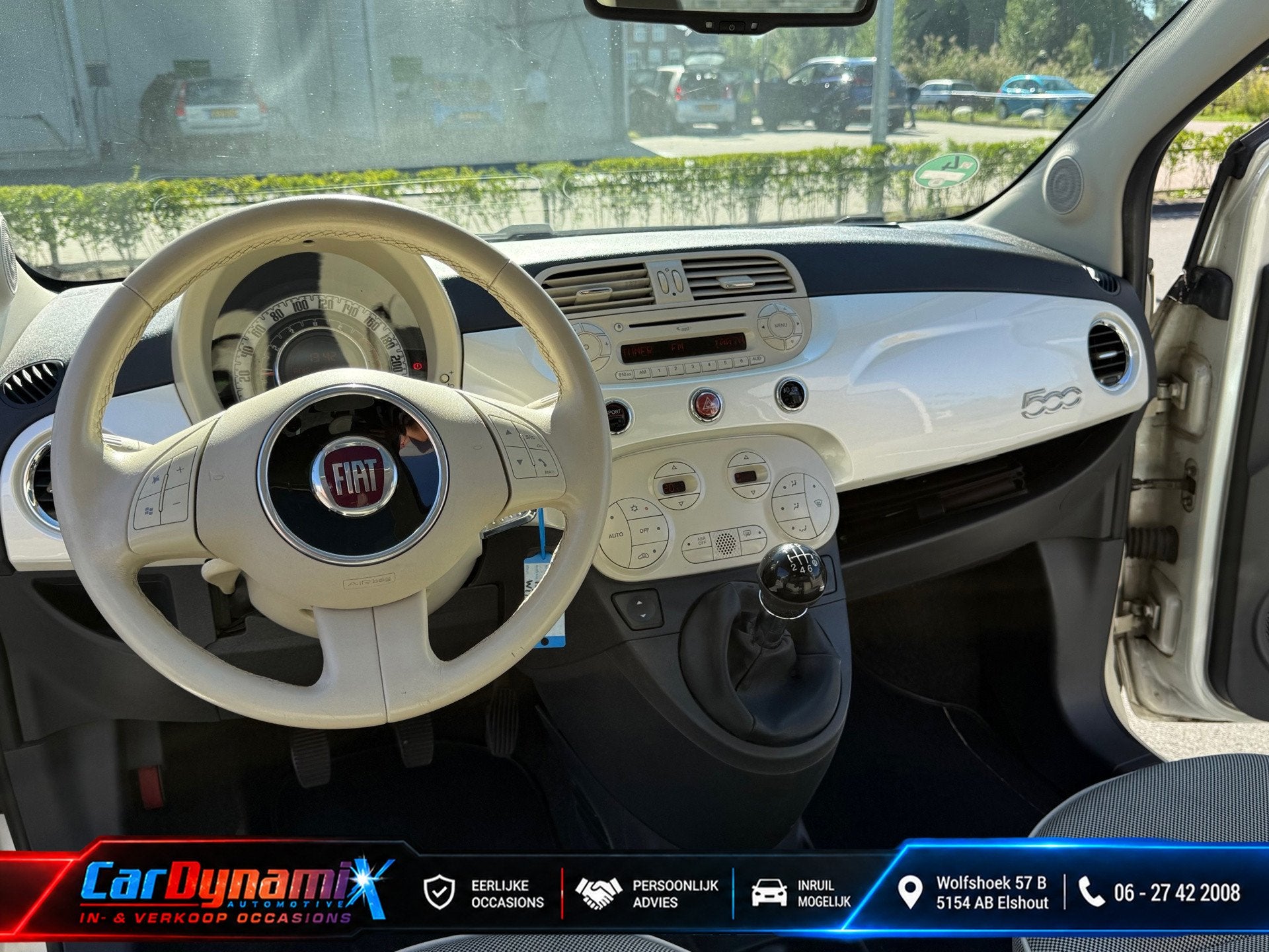 Fiat 500 1.4-16V Pop | Pano | Airco | Distr + Waterpomp OK, Auto's, Voorwielaandrijving, 101 pk, Gebruikt, 31 €/maand