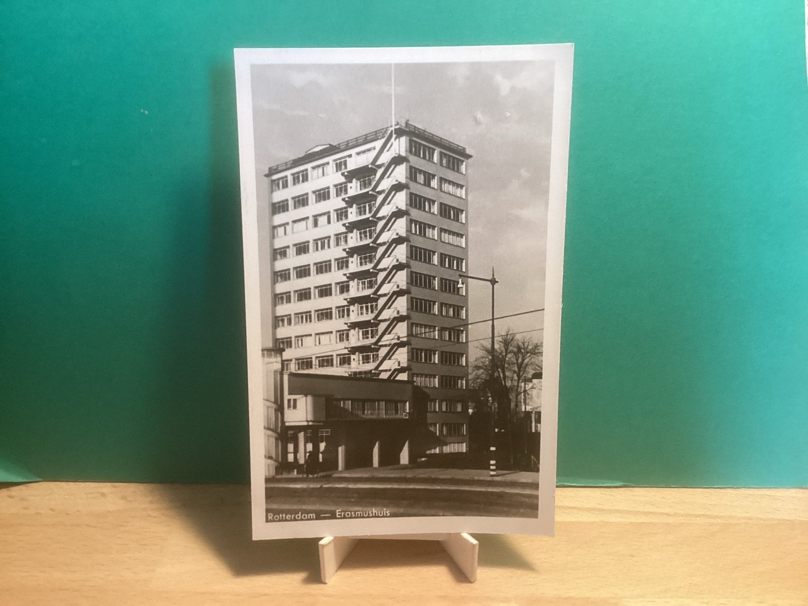 Erasmus Huis Rotterdam.    579, Ophalen of Verzenden, 1940 tot 1960, Gelopen, Zuid-Holland