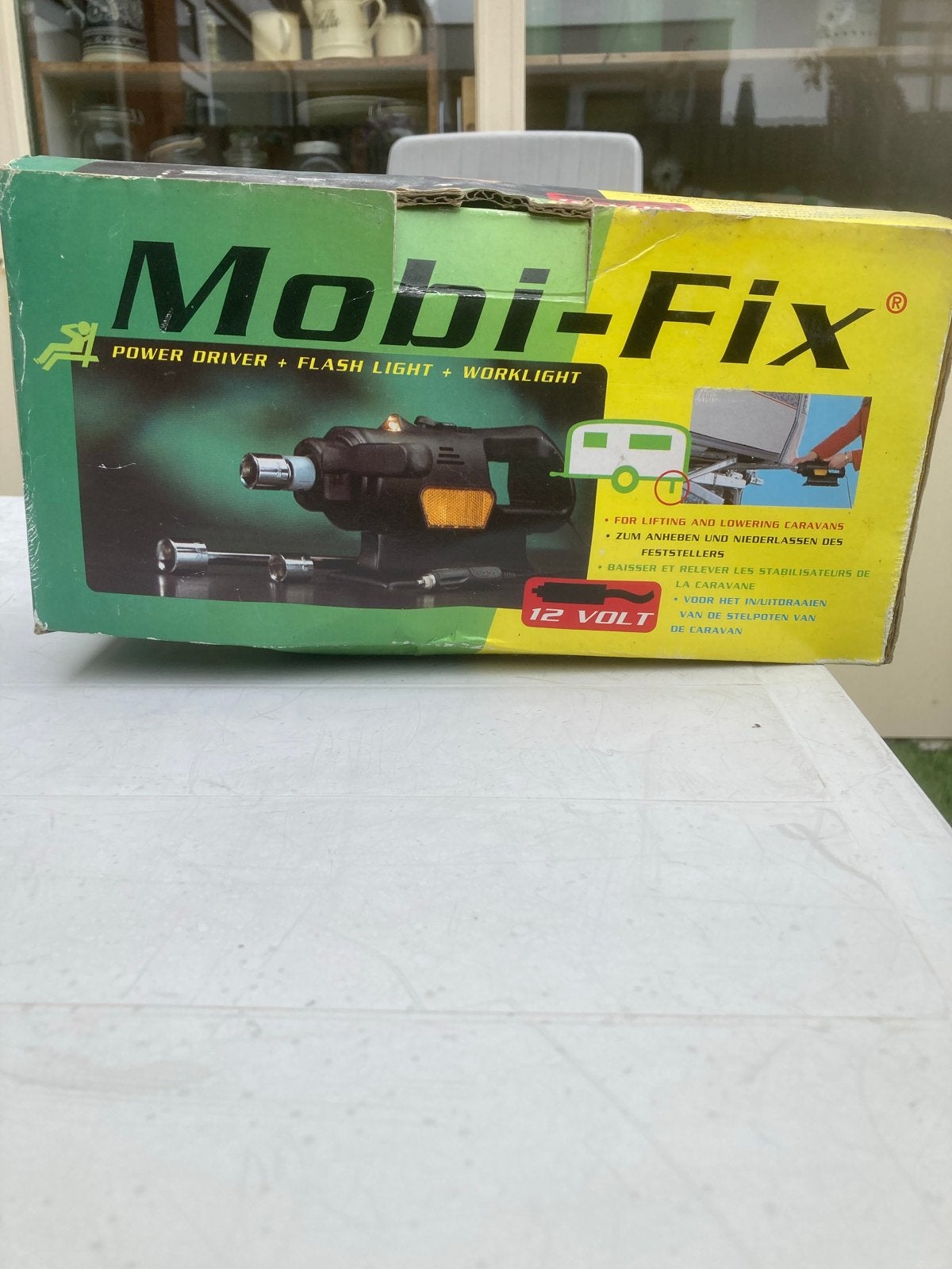 Mobi-Fix Power Driver + Flash Light + Worklight 12 Volt, Caravans en Kamperen, Ophalen of Verzenden, Gebruikt