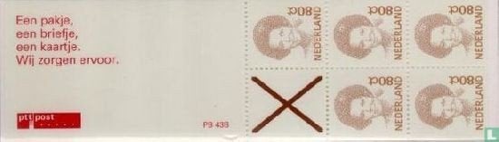 Postzegelboekje pb 43b Beatrix 1991 NL Postfris, Ophalen of Verzenden