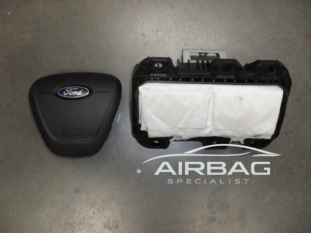 Stuur en passagier airbag Ford Transit Connect 2014+, Gebruikt, -, -, Ophalen of Verzenden