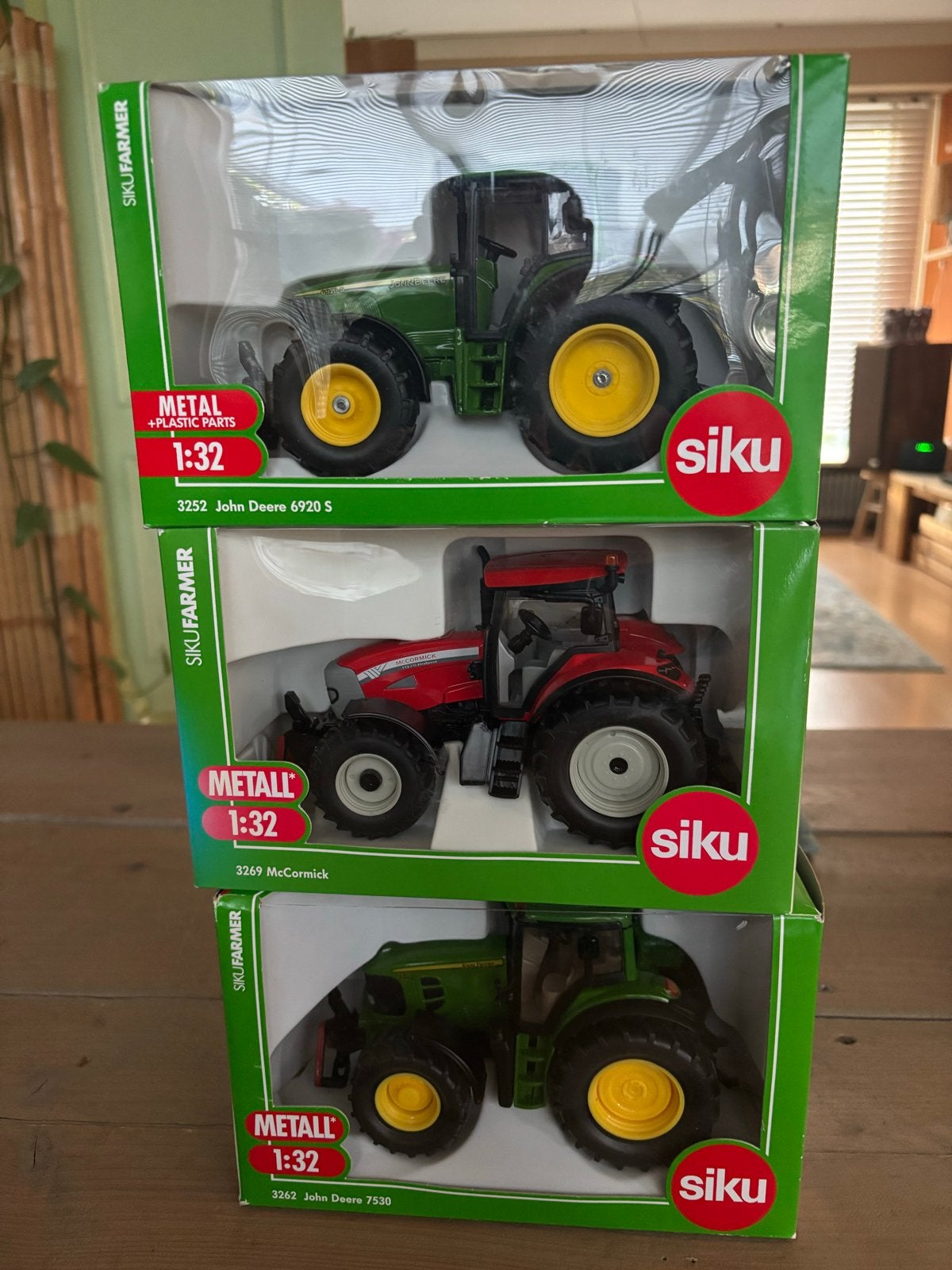 Siku Farmer Tractoren - John Deere & McCormick (3 stuks), Kinderen en Baby's, Speelgoed | Speelgoedvoertuigen, Ophalen of Verzenden