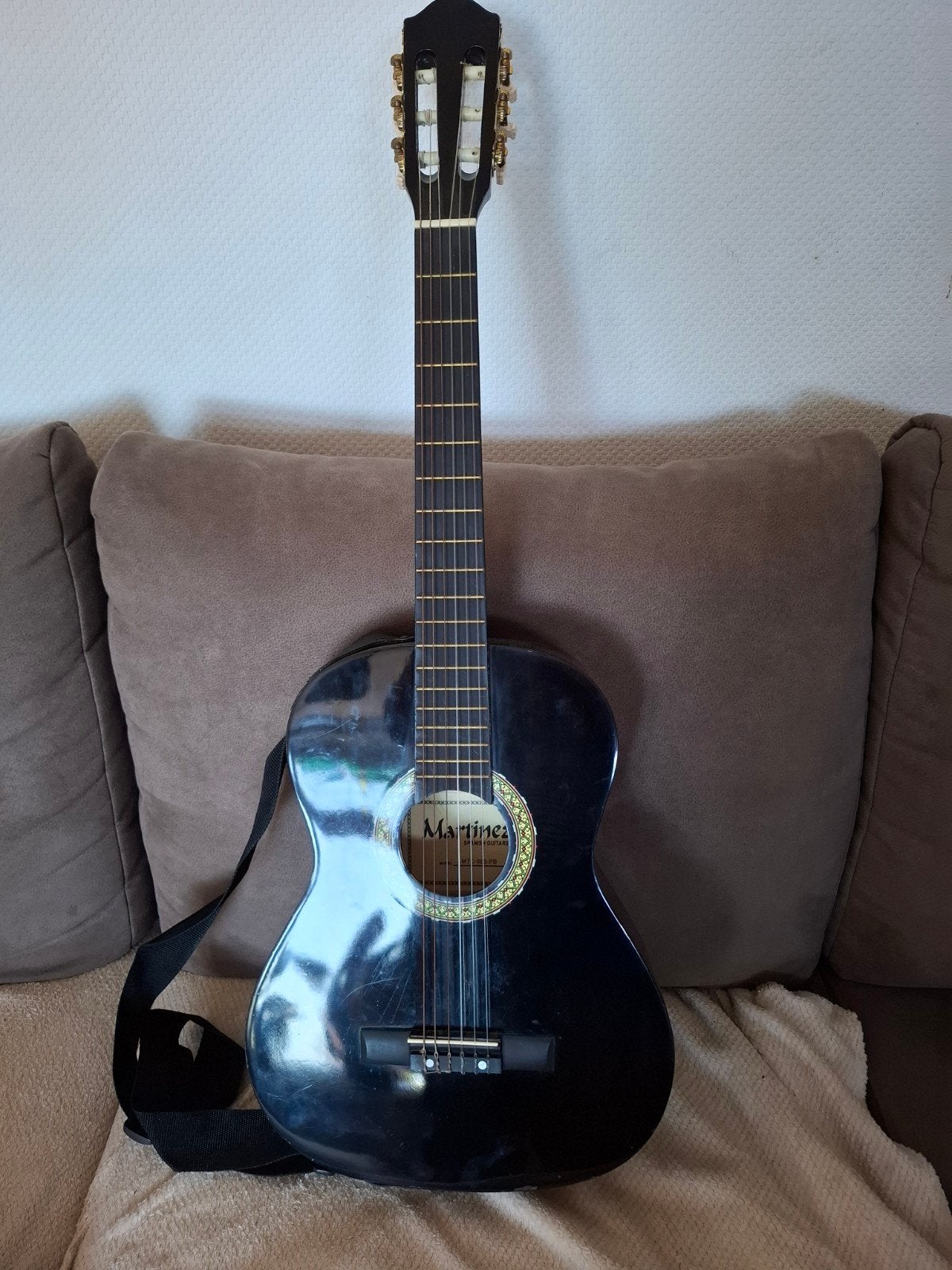 Martinez Spaanse gitaar MT-083-PB met hoes, Muziek en Instrumenten, Ophalen, Gebruikt, Klassieke of Spaanse gitaar
