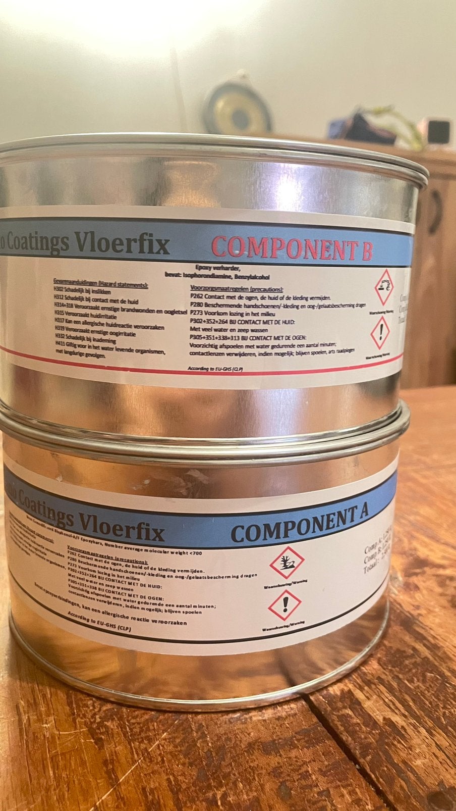 Vloerfix Epoxy Plamuur, Doe-het-zelf en Verbouw, Ophalen of Verzenden, Zo goed als nieuw, Wit