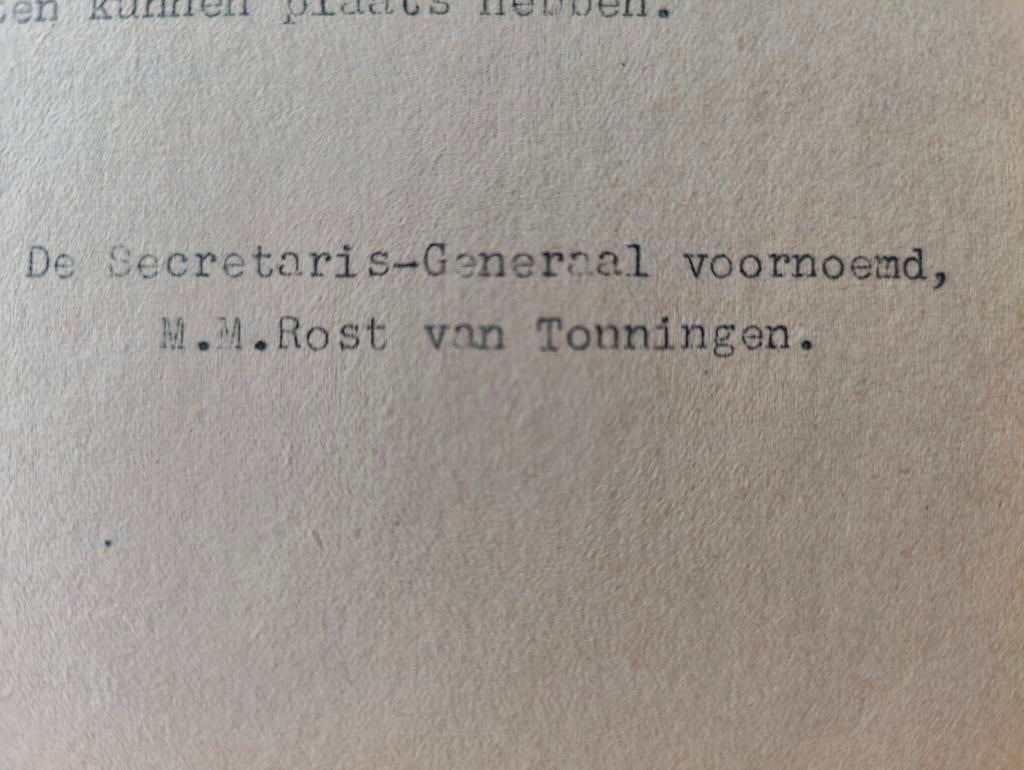 Beurswet 1940 Rost van Tonningen, Ophalen of Verzenden