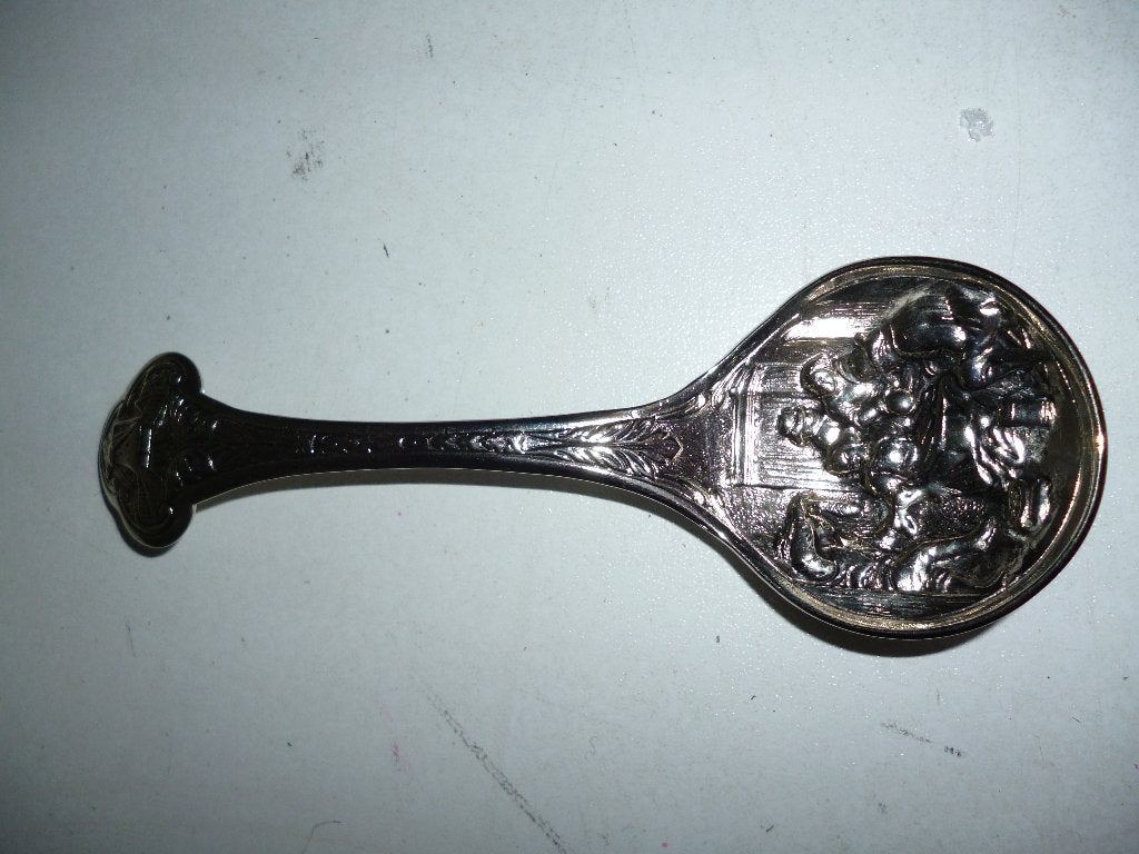 lepeltje met afbeelding, Antiek en Kunst, Ophalen of Verzenden