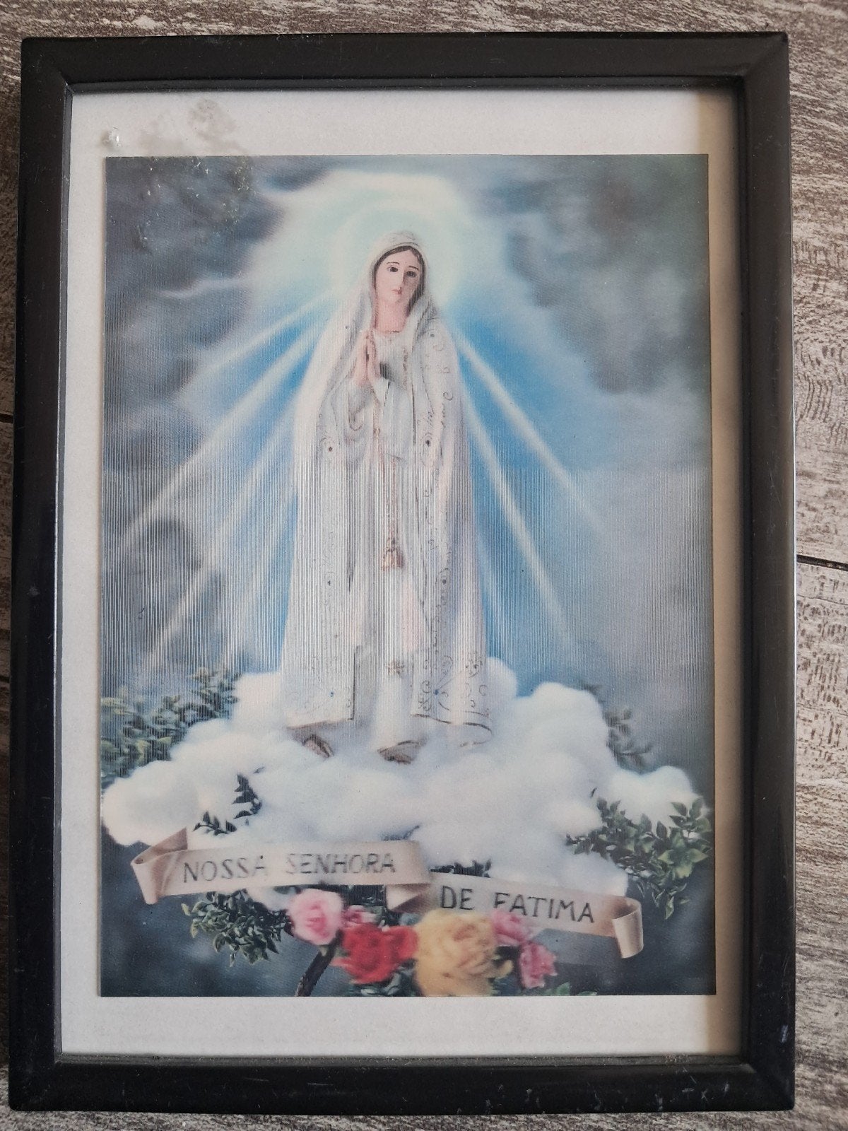 Ingelijste afbeelding van Onze Lieve Vrouw van Fátima, Ophalen of Verzenden