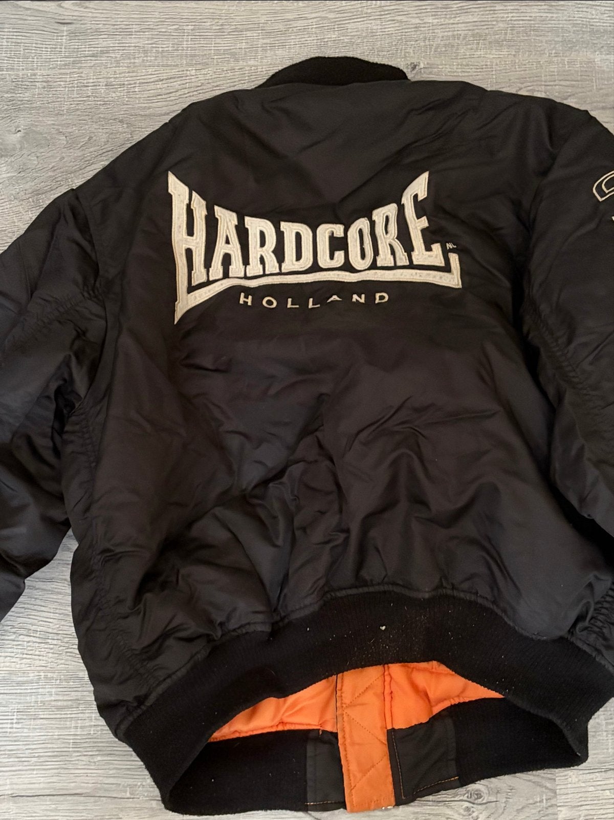 Hardcore Holland Bomberjack - Zwart, Ophalen of Verzenden, Gedragen, Maat 46 (S) of kleiner, Zwart