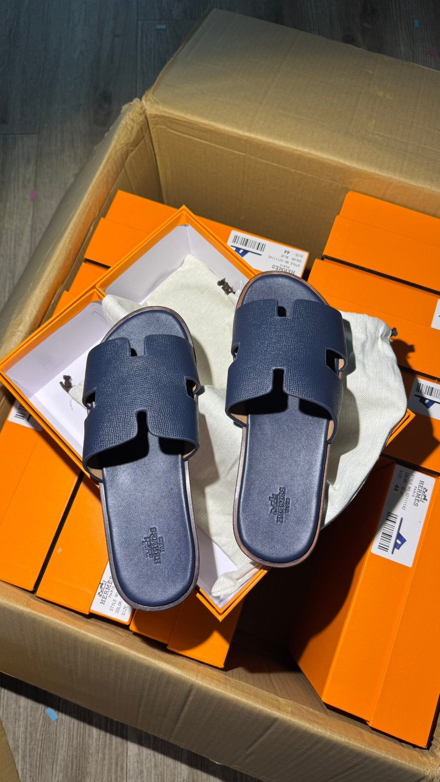 hermes izmir sandalen/slippers, Kleding | Heren, Schoenen, Ophalen of Verzenden, Nieuw, Zwart, Sandalen